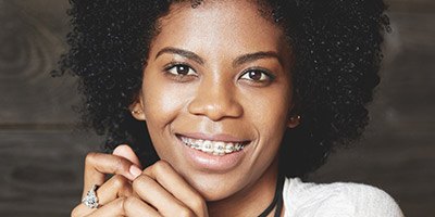 Young woman with beautiful smile